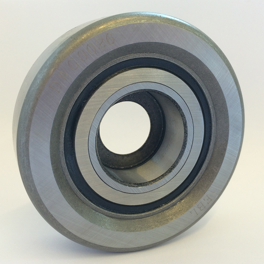 mast bearing with countersunk washer
